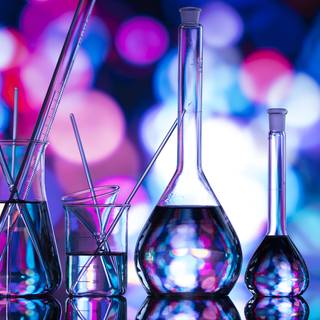 Chemistry lab 4k wallpaper