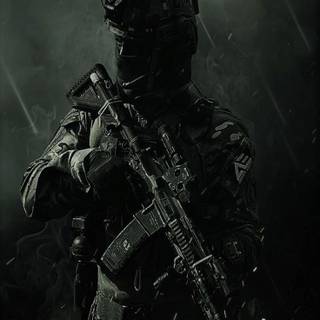Gritty military wallpaper