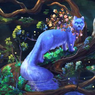 Cute mythical creatures wallpaper