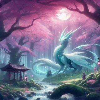 Cute mythical creatures wallpaper
