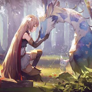 Cute mythical creatures wallpaper