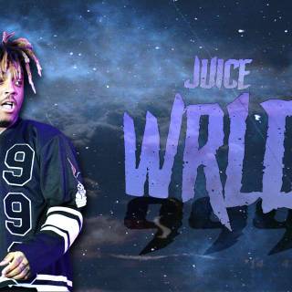 Juice Wrld blue wallpaper
