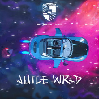 Juice Wrld blue wallpaper
