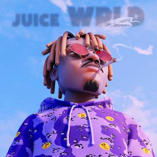 Juice Wrld blue wallpaper