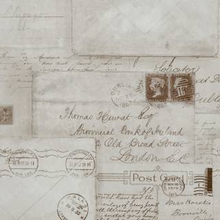 Vintage letter wallpaper