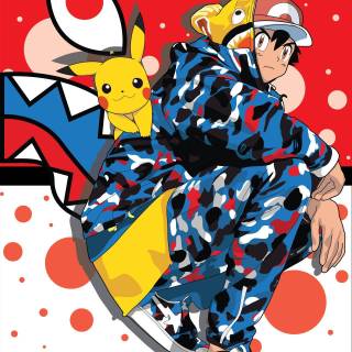 Gangster Pikachu wallpaper