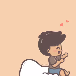 Couple half wallpaper