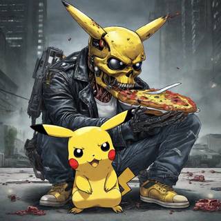 Gangster Pikachu wallpaper