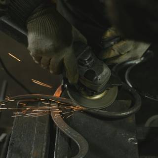 Metal work wallpaper