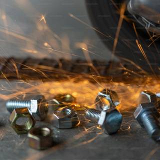 Metal work wallpaper