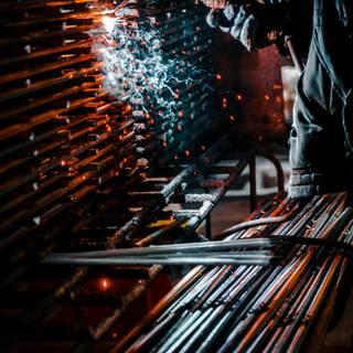 Metal work wallpaper