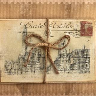 Vintage letter wallpaper