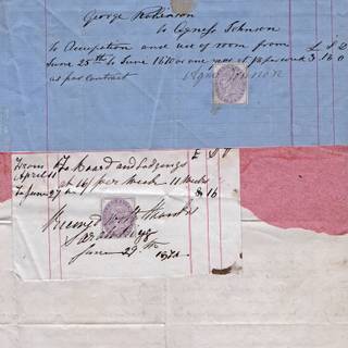 Vintage letter wallpaper