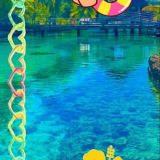 Hello Kitty beach wallpaper