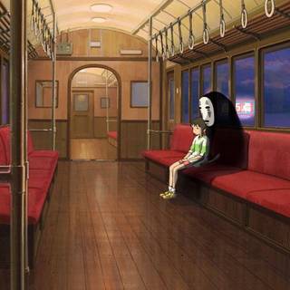 Spirited Away train wallpaper