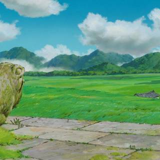 Spirited Away train wallpaper