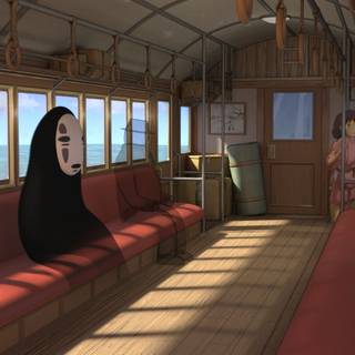 Spirited Away train wallpaper