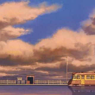 Spirited Away train wallpaper