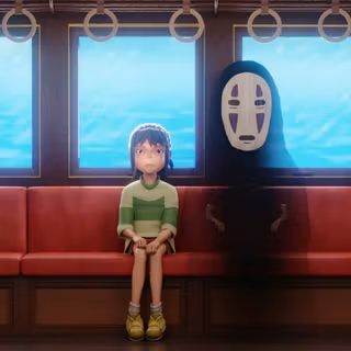 Spirited Away train wallpaper