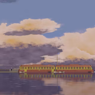 Spirited Away train wallpaper