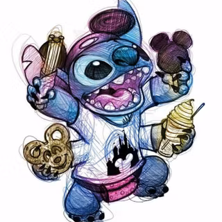 Gangster Stitch wallpaper