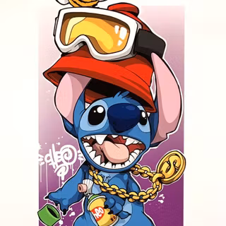 Gangster Stitch wallpaper