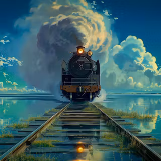 Spirited Away train wallpaper