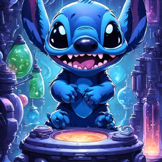 Gangster Stitch wallpaper