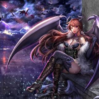 Succubus demon wallpaper