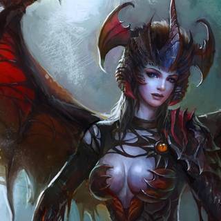 Succubus demon wallpaper