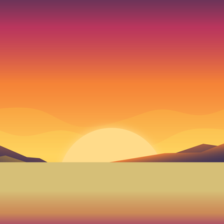 Minimalist 4k orange wallpaper