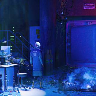 Laboratory 4k wallpaper