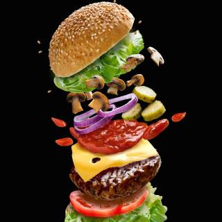 Burger phone wallpaper