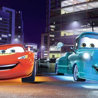 4k cartoon car wallpaper