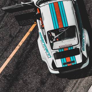 Stock car iPhone wallpaper