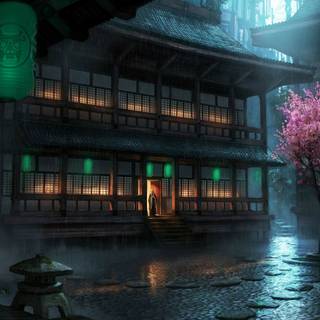 Japanese painting 4k wallpaper