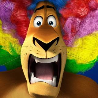 Alex the lion wallpaper