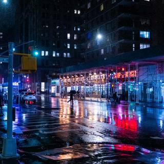 4k rainy city wallpaper