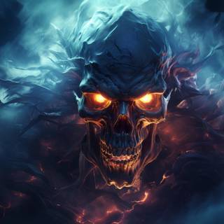 Calavera 4k wallpaper