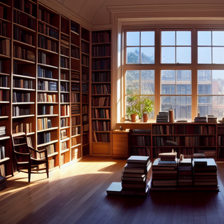 4k bookshelf wallpaper