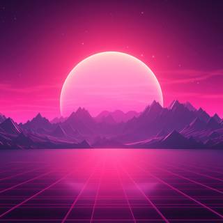 Minimal pink 4k wallpaper