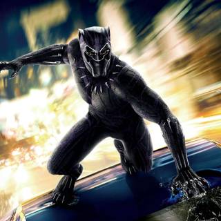 Black Panther 4k laptop wallpaper