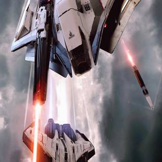 Space ship phone wallpaper