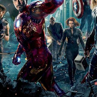 The Avengers phone wallpaper