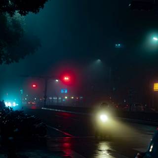 Street lights iPhone wallpaper