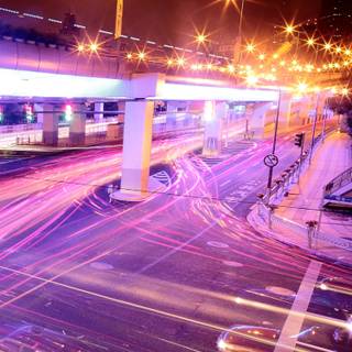 Street lights iPhone wallpaper