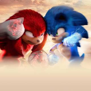 Sonic The Hedgehog vs Knuckles wallpaper
