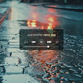 Rainy day iPhone wallpaper