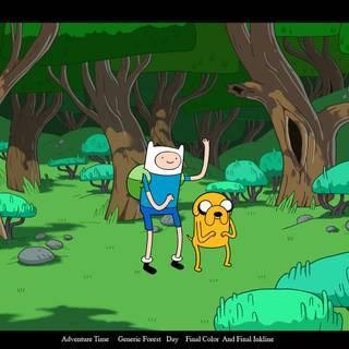 Adventure Time landscape wallpaper