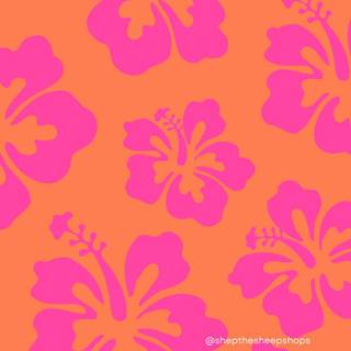 Hibiscus phone wallpaper